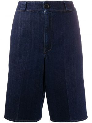 Shorts di jeans Prada blu