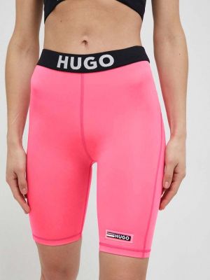Kratke hlače visoki struk Hugo ružičasta