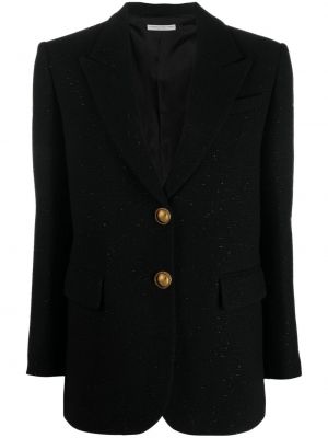 Lang blazer Alessandra Rich svart