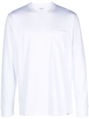 Bavlnené tričko Norse Projects biela