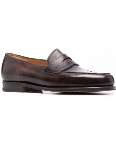 Slip-on loafer-kingad John Lobb pruun