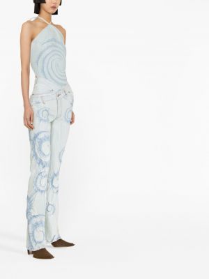 Straight jeans mit print Masha Popova