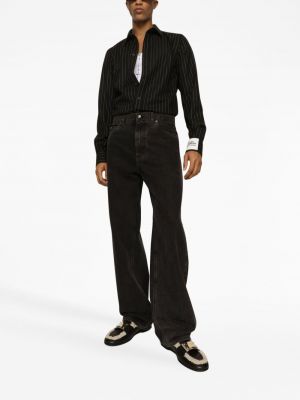 Vilnonė marškiniai Dolce & Gabbana juoda