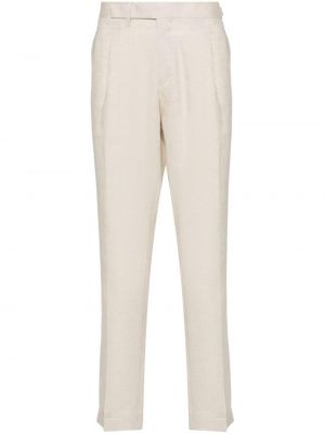 Spodnie plisowane Briglia 1949 białe