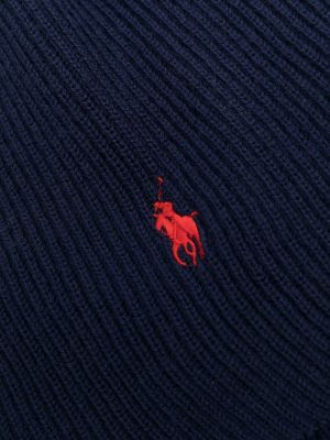 Echarpe en tricot Polo Ralph Lauren bleu