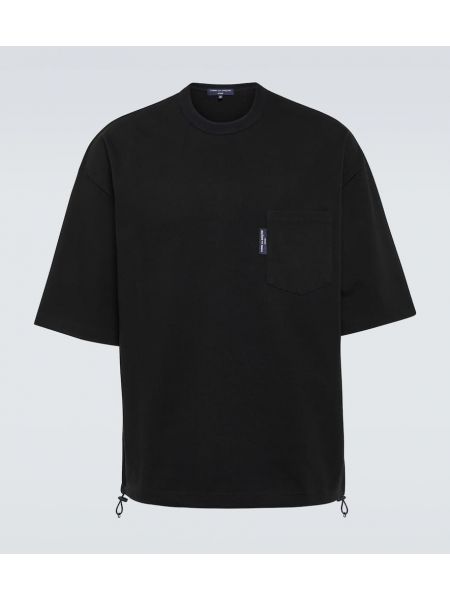 Βαμβακερή μπλούζα από ζέρσεϋ Comme Des Garçons Homme μαύρο