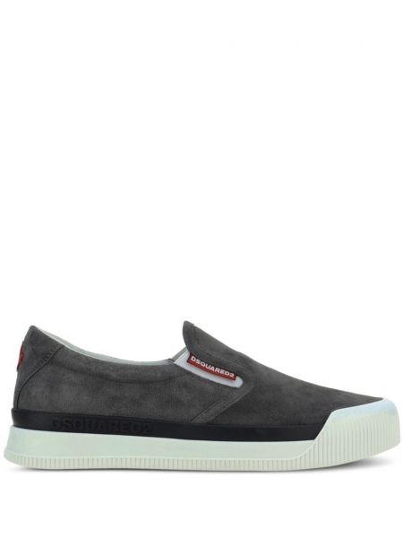 Süet sneaker Dsquared2 gri