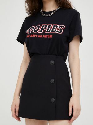 Mini suknja The Kooples crna