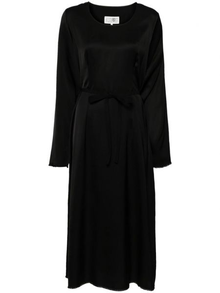 Μίντι φόρεμα Mm6 Maison Margiela μαύρο