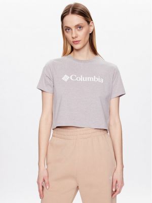 Marškinėliai Columbia pilka