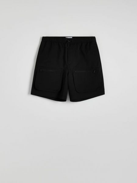 Pantaloni scurți cargo Reserved negru