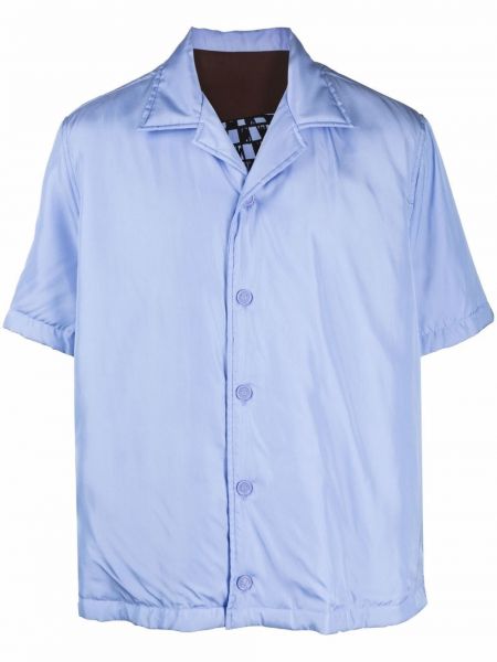 Camisa con estampado Bottega Veneta azul