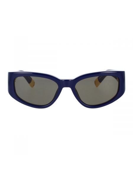 Okulary przeciwsłoneczne Jacquemus niebieskie