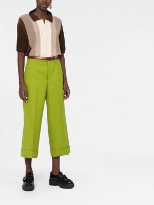 Spodnie Gucci zielone