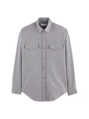 Camisa de franela La Redoute Collections gris