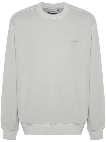 Broderet sweatshirt Carhartt Wip grå