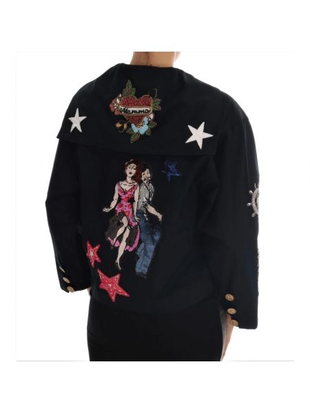 Abrigo con bordado de cristal Dolce & Gabbana