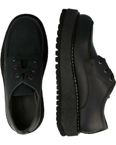 Ниски обувки с връзки The Antipode черно