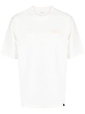 T-shirt con scollo tondo Boggi Milano bianco