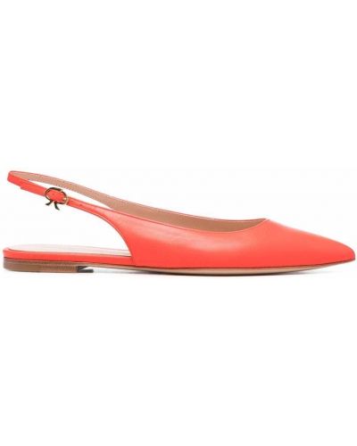 Slingback ballerinasko Gianvito Rossi rød