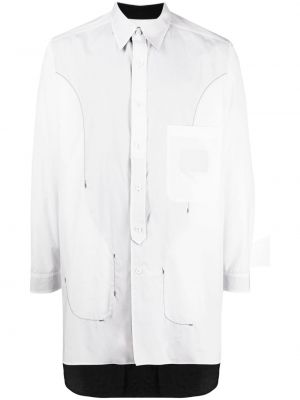 T-shirt en coton réversible Yohji Yamamoto blanc