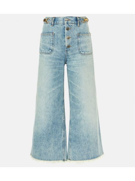 Højtaljet jeans 7/8 Stella Mccartney blå