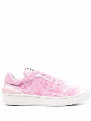 Blonder snøring sneakers Lanvin rosa