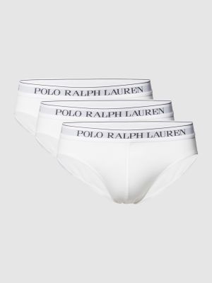 Slipy slim fit Polo Ralph Lauren białe