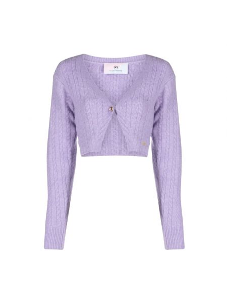 Sweter Chiara Ferragni Collection fioletowy