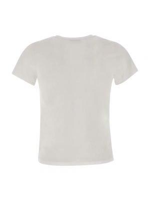 Top de algodón con estampado de tela jersey A.p.c. blanco