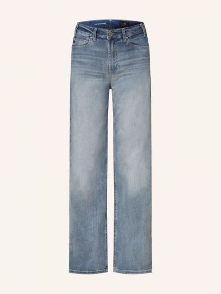 Прямые джинсы свободного кроя Ag Jeans синие