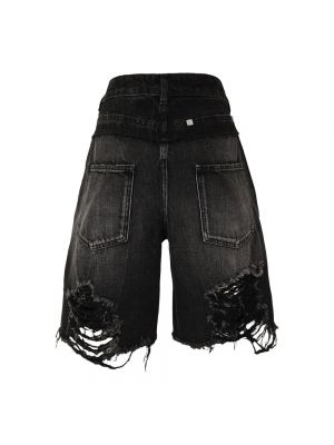 Pantalones cortos vaqueros desgastados Givenchy negro