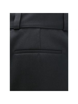 Pantalones cortos de lana con cremallera Jil Sander negro