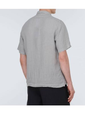 Camisa de lino C.p. Company gris