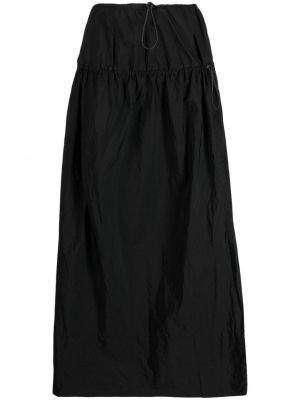 Długa spódnica z nadrukiem Aries czarna
