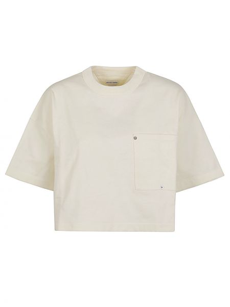 T-shirt di cotone Bottega Veneta bianco