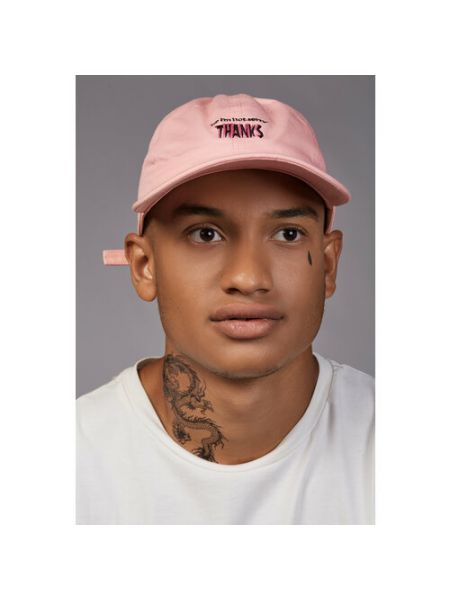 Хлопковая кепка с вышивкой Nothing But Love розовая