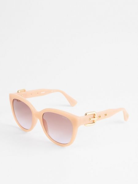 Okulary przeciwsłoneczne Moschino beżowe