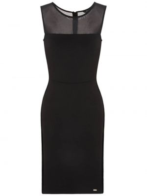 Мрежеста рокля Armani Exchange черно
