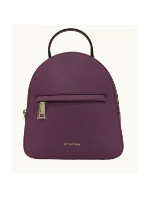 Рюкзак cromia, натуральная кожа фиолетовый