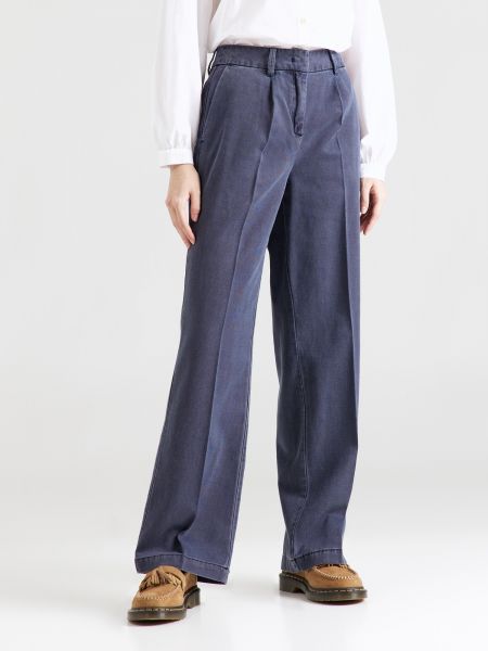 Широки панталони тип „марлен“ S.oliver синьо
