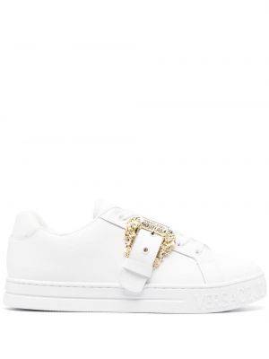 Leder sneaker mit schnalle Versace Jeans Couture