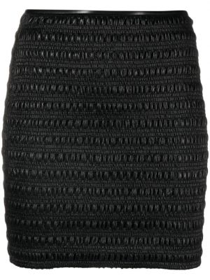 Černé mini sukně Nanushka