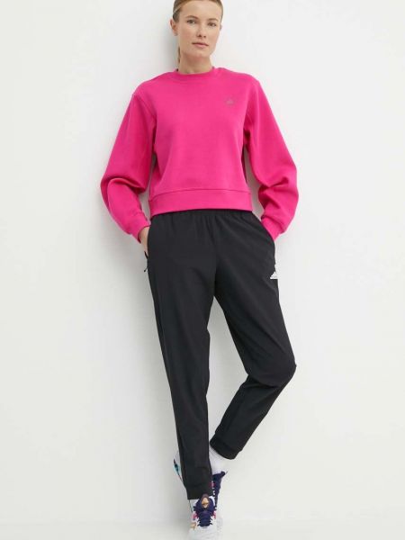 Однотонний светр Adidas By Stella Mccartney рожевий