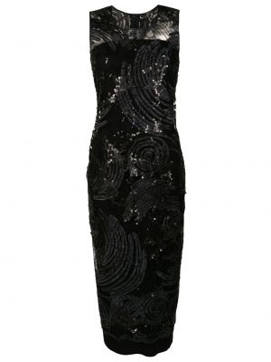 Вечерна рокля с пайети Gloria Coelho черно