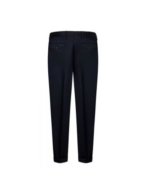 Pantalones chinos slim fit plisados Michele Carbone azul