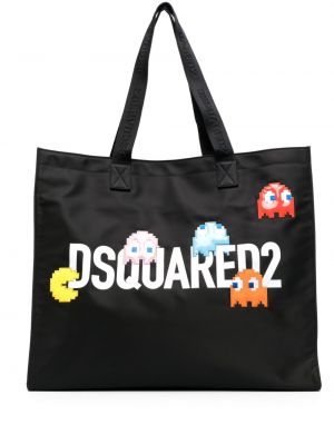 Nakupovalna torba Dsquared2 črna
