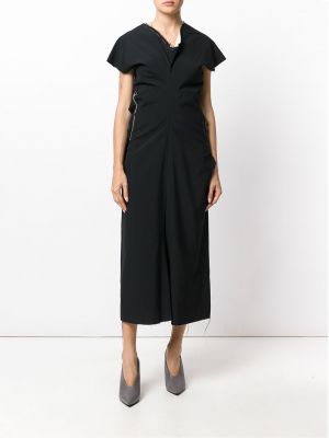 Peplum šaty Comme Des Garçons Pre-owned černé