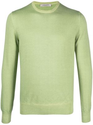 Пуловер с кръгло деколте Fileria зелено