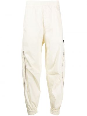Памучни спортни панталони Stone Island Shadow Project бяло